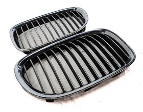 51117195097 Bmw 2009-2012 740i 750i 760i B7 F01 Front Left And Right Upper Hood Grille Set/2