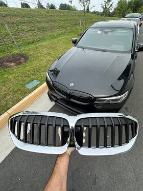 5113192976 Bmw G20 Oem Kidney Grille Chrome