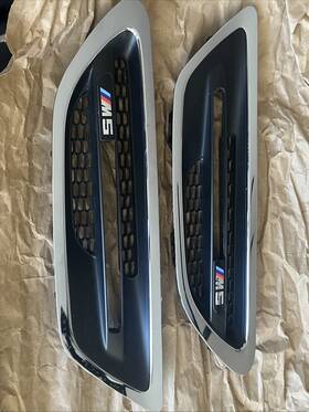 51134805797 Bmw Genuine M5 F10 Sedan Grille Side Panel Front Pair M