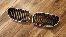 51137027085 Bmw 2004 - 2007 E60 E61 5-series Front Left And Right Bumper Kidney Grille Oem