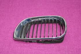 51137030549 Bmw 99-06 Sedan E46 325 330 Front Left Bumper Kidney Grill Trim Chrome Oem 90k