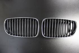 51137166439 Bmw 2008-2013 Front Left Right Bumper Kidney Grille Chrome Oem E82 E88 128i 135i