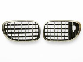 51137203197 Bmw 2009 - 2012 7 Series F01 F02 Grille Grill Night Vision Upper Left Right Oem