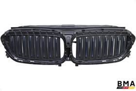 51137497280 Bmw 5-sereis G30 Front Bumper Active Air Shutter Grille Assembly 2017 - 2020 Oem