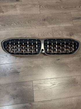 51138079741 Bmw Oem 2019 - 2022 G20 330i M340i Cerium Grey Front Upper Grille