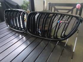 51712355447 Bmw Genuine Motorsport Oem F87 M2 2016 - Front Kidney Grille Pair Gloss Black
