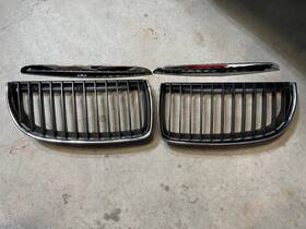 Ft06-08 Bmw 712007 E90 328i Pre-lci Sedan Set Front Bumper Kidney Grill Grille Oem