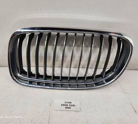 7201969 Bmw 09-12 Oem E90 E91 Sedan Wagon Front Left Driver Upper Bumper Kidney Grill