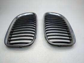 7211658 Bmw 2008 - 2012 Oem 750li Front Left And Right Side Bumper Kidney Chrome Grille