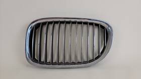 7307763-3 Bmw 2005-2010 7-series Front Center Left Kidney Grill Vent Chrome Silver Oem