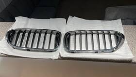 7383519 Bmw Front Bumper Grille Chrome Left Right Fit For 2020 5 Series G30 G31 Oem 7383519 Bmw Front Bumper Grille Chrome Left Right Fit For 2020 5 Series G30 G31 Oem