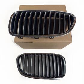 7412324 Bmw F10 5 Series Kidney Grilles Set Pair Chrome Oem 10 11 12 13 14 15 16
