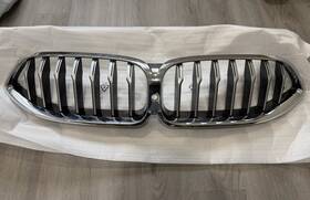 7449425 Bmw 8 Series G14 G15 G16 Front Upper Chrome Kidney Grille Oem 2019-2022