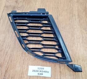 8075602 Bmw 19-22 Oem G20 330 M340 Sedan Front Right Passenger Bumper Grille Note