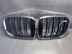 8079727 Bmw 20-23 X5m F95 Front Grille Assembly Cover Insert Molding Chrome Oem