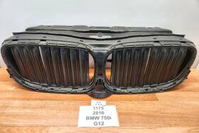 8091760 Bmw 16-19 Oem G12 740 750 Front Upper Kidney Grille Air Flap Intake Shutter
