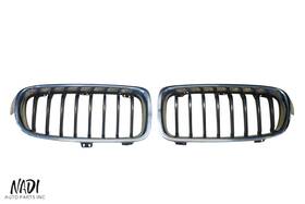 8748013 Bmw 2012 - 2015 F30 335i 328i Front Bumper Center Kidney Grille Oem