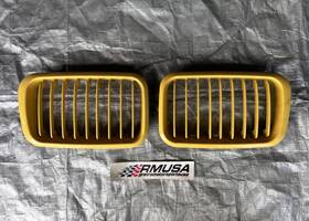 Bmw Hy010019 E36 Front Hood Kidney Grills Pre-facelift 92-96ft Oem 51138122237 5113812223