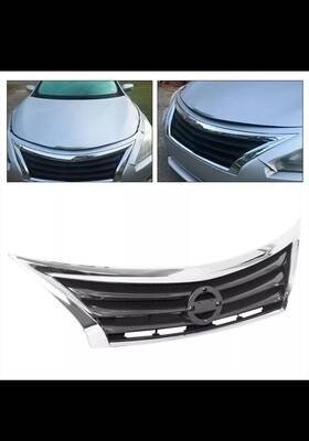 Pri4azy0bkn Brisunshine For Nissan Altima 2013 2014 2015 Front Bumper Upper Grille Black With Chrome Trim