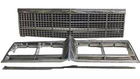 1260039 Buick 1979 Electra Park Avenue Chrome Grille And Headlight Bezel Set Oem