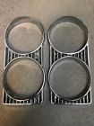 C7vb-13064-lh Lincoln Continental Headlight Bezels Chrome Pair Restored Oem