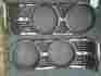 C9ab-130613 Ford 69 Galaxie 500 Grill Insert Headlight Bezels Pair 1969 L R