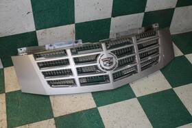 23190289 Cadillac Dmg 07-14 Escalade Silver Upper Grille Assembly Factory Chrome Insert Oe Emblem