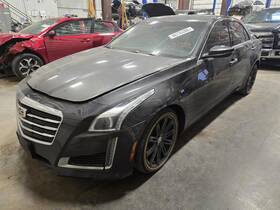 23441799 Cadillac Used Upper Grille Fits 2016 Cts Sdn Chrome Without Pre-crash System