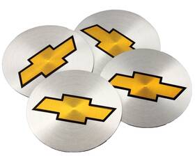 Car Badge Oe Usa 35146464684768fds 4 Pcs New 56mm 2.2 Inch Silver Emblem Sticker Wheel Center Hub Cap Chevy