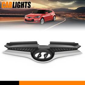 863502v100 Carlights Front Grille Radiator Grill Fit For 2012-2016 Hyundai Veloster