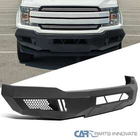 Carpartsinnovate 680750925244 Fits 18-20 Ford F150 Truck Pickup Black Steel Front Bumper Guard Replacement 1pc