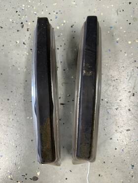 2025-0021 Chevrolet 082725u/2025-0021 1973 Impala Caprice Front Bumper Guards Donk 73 Chevy