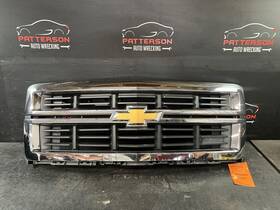 23173540 Chevrolet 14-15 Chevy Silverado 1500 Chrome Surround Grill Grille With Black Bars