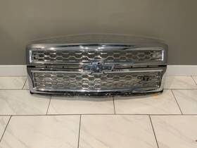 23181411 Chevrolet 2014 2015 Silverado 1500 Ltz Front Grille Chrome Honeycomb