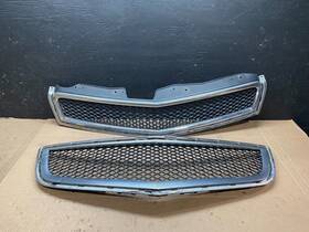 25876314 Chevrolet 2009-2012 Traverse Chrome Upper Lower Grill Grille Set F3693 Dg1 Oem