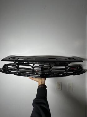 4car-hg-cc19ss-u Chevrolet Fits 19-24 Chevy Camaro Ss Oe Style Front Upper Grille Bumper Grill Abs