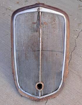600335 Chevrolet 1934 1935 Chevy Standard Grille Original Gm Car