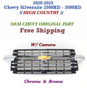 2500-3500hd Chevrolet 84394564 Oem 2020-2023 Chevy Silverado High Country Front Grille With Camera #9
