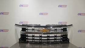 104-12487b Chevrolet Truck 23 Chevy Silverado 1500 Lt Grille Assembly Chrome Without Surround View Option