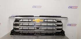 104-12487h Chevrolet Truck 24 Chevy Silverado 1500 High Country Grille Assembly