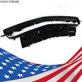 Ht-02hgl3708abk Crossdesign Grill Black Front Grille Lower Reinforcement Fit For 2015-2022 Dodge Challenger