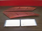 D9cb-6128032 D9cb-6128033 . Ford Mercury Capri Quarter Glass Louver Panels Hood Vent Grille