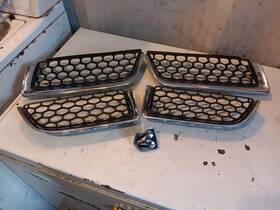 04805901ab Dodge 2004-2008 Stratus Left Right Lower Upper Honeycomb Grille Grill And Badge