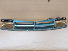 05263462 Dodge Shadow 1992-1994 Front End Header Grille Panel Blue With Headlights Oem