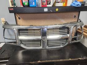 104-02023 Dodge 07-11 Nitro Grille Black Horizontal Billet With Chrome Surround And Ram Emblem