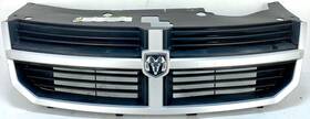 104-02026a Dodge 2008-2010 Avenger Grill Upper Painted With Ram Log Oem