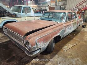 104.ch2n64 Dodge Chrome Aluminum Grille Slight Bend Fits 1964 330 1304108