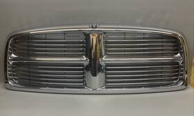 550077811ab Dodge 2002 2005 Ram Oem Upper Chrome Front Grill Read