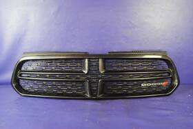 Grl-2474c Dodge 14-20 Durango R/t Black Mesh Front Radiator Upper Grille With Emblem Oem