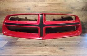 H1101-80207 Dodge Charger Red Front Bumper Grille Insert 2011 2012 2013 Oem